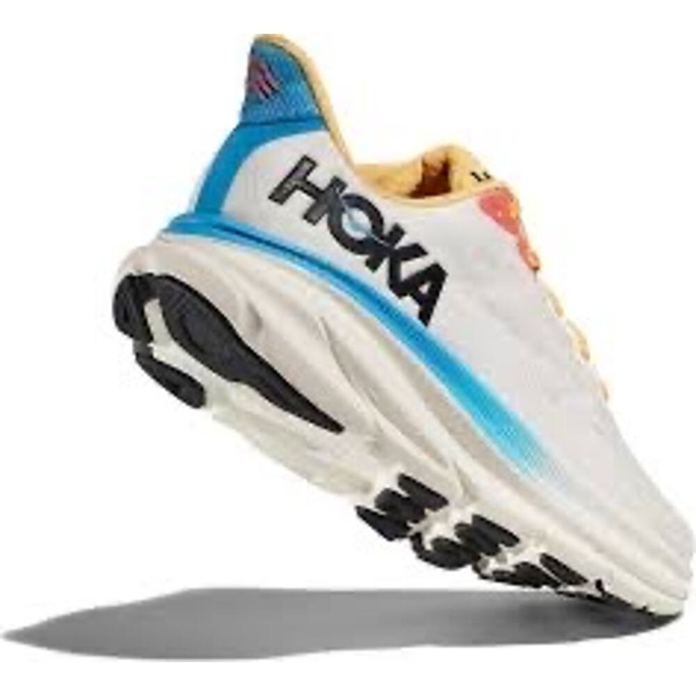 HOKA Clifton 9 Womens 8.5 B Running Shoes White Blue Cushion Trainer 1127896 - Picture 11 of 11